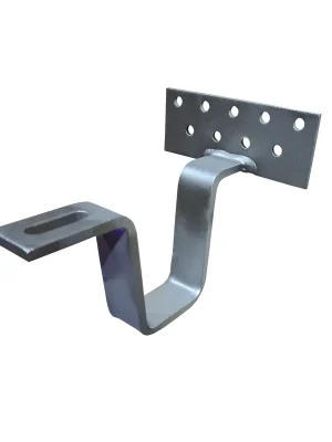 Begrenztes Angebot Schwerlast Dachhaken Platte | 5x60x150 | Haken: 8x35 | Material 1.4301 | 5466